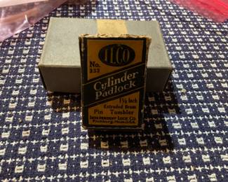 ILCO Cylinder Padlock in original packaging 