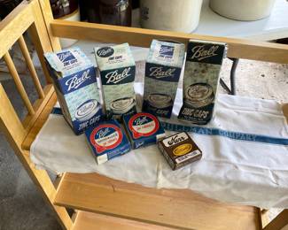 Old Zinc Lids and Rubber seal lids