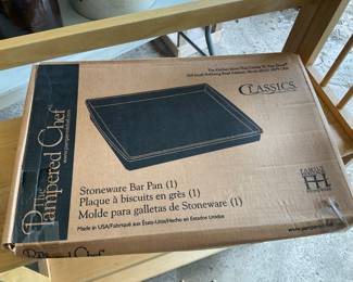 Pampered Chef Soneware Bar Pan