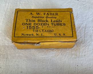 NOS A.W. Faber thin black leads. 