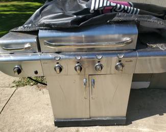 Stainless Steel Grill with Cover