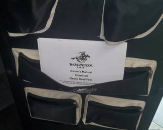 Winshester Gun Safe under ALL OF THOSE STICKERS!