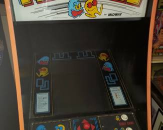 Vintage ORIGINAL Pac-Man Stand up Arcade Machine
