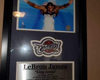 Just ONE of SEVERAL Lebron James Collectables