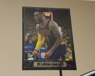 Just ONE of SEVERAL Lebron James Collectables