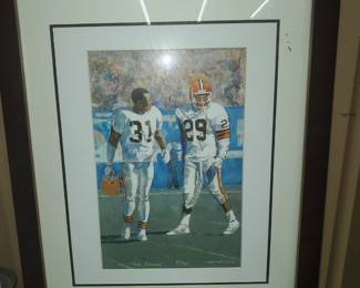 Bernie Kosar Collectables HUGE BROWNS Collection