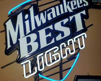 Just ONE of SEVERAL Lighted Beer Signs