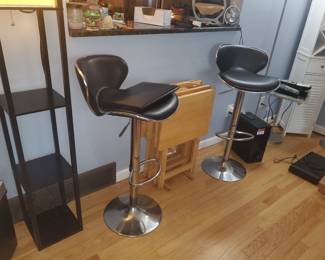 Tall - Counter Height Stools in the Game Room