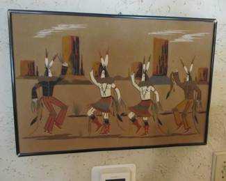 Navajo sand art