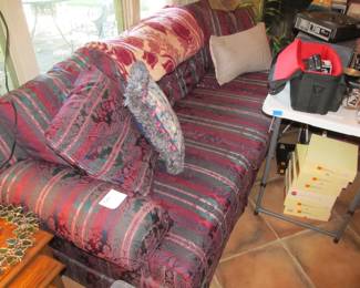 Beautiful sofa in a rich lush fabic