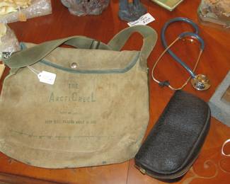 Vintage Arcticreel fishing bag