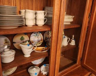 Decorative plates and cups