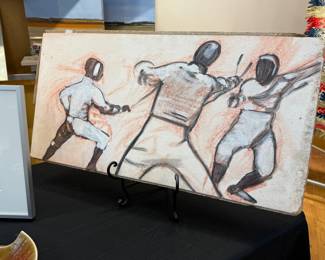 Ed Pointer original of fencing