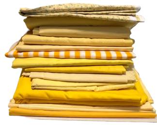 Approx 7 Lbs Yellows Cotton Cotton Blends