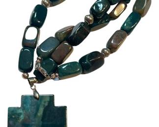 Heavy Chunky Stone Necklace