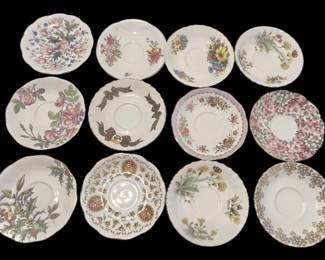 Second Assortment of Royal Albert Saucers
