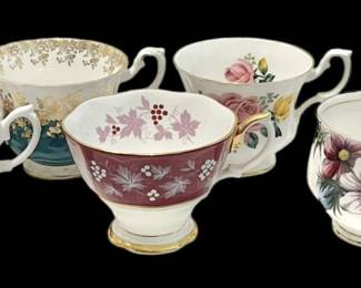 Second Assortment of Royal Albert Cups