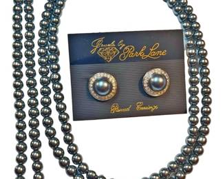 Park Lane Pearl Bead Necklace Set