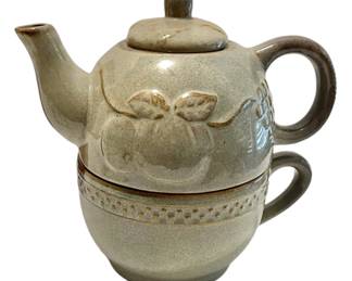 Earthenware Stackable Tea for One