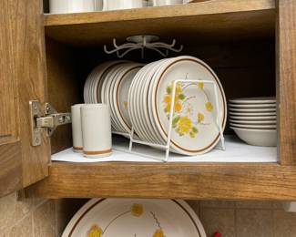 Vintage stoneware by Camelot "Spring Meadow"