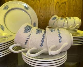 A close look at the vintage Johnson Bros. china