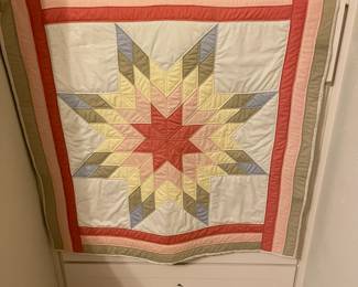 Handmade wall hanging quilt