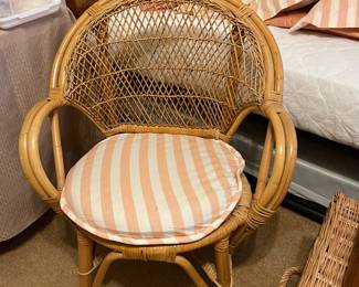 Vintage bamboo/wicker style chair