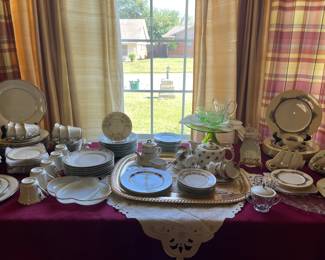 Lenox china, Austrian, Bavarian, English china
