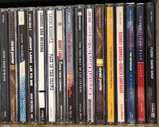 We have a nice selection of CDs including a lot of classic rock and country. See the next ten photos for more info.