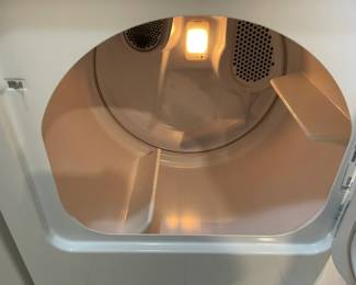 The inside of the dryer