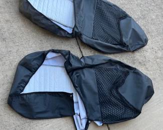 the backside of the covers