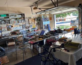Lot's of stuff in the garage