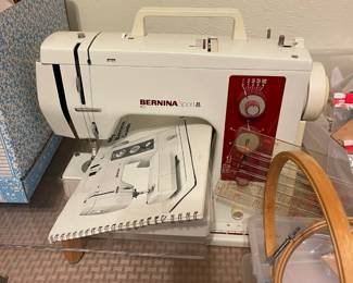 Bernina 801 Sport sewing machine with tools and book