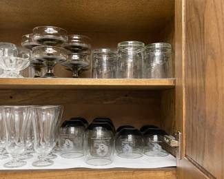 Vintage Dallas cowboy glasses, vintage sherbet/ice cream glasses