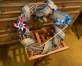 Fourth of July wreath