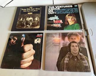 Vintage LPs next 16 photos (located in the garage)