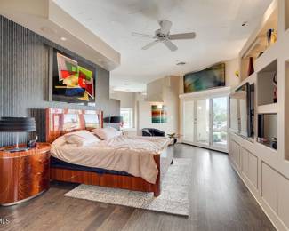 Bed Sold. Nightstands lamps and artwork available