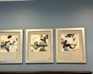 set of 3 wal art