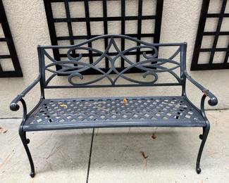 Cast Metal bench