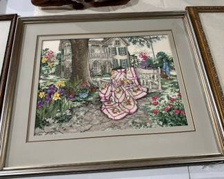 Hand made counted cross stitch