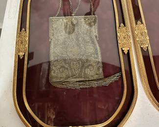 Antique victorial silver purse