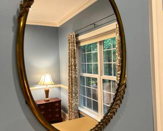 antique oval mirror