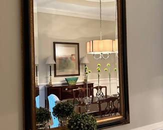 Square wall mirror