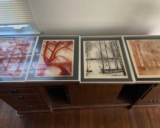 Lucid lines 1970's wall art.