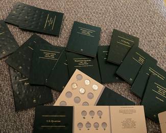 Coin books.