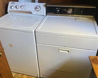 Washer and Dryer.