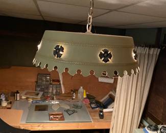 Groovy retro chandelier.