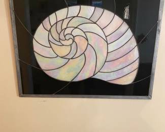 Nautilus stained glass.