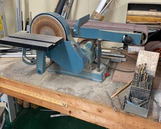 Massive belt sander.