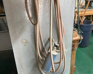 Spray painting supplies.